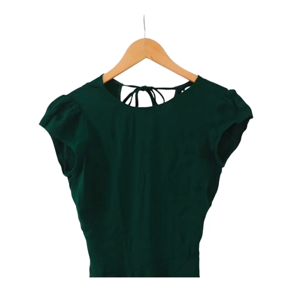 Reformation Emerald Green Jumpsuit. Size 0